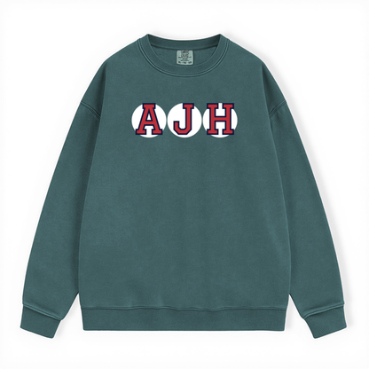 AJH RETIRED SOX LETTER CREWNECK