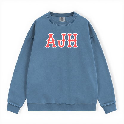 AJH SOX LETTERS CREWNECK