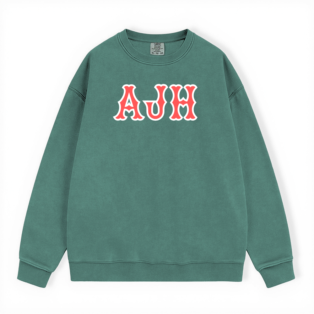 AJH SOX LETTERS CREWNECK
