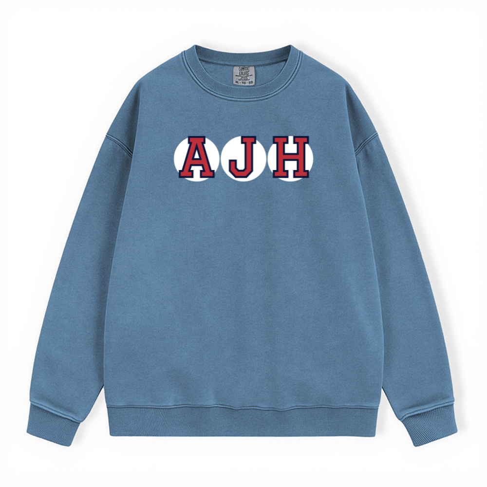 AJH RETIRED SOX LETTER CREWNECK