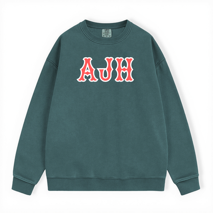 AJH SOX LETTERS CREWNECK