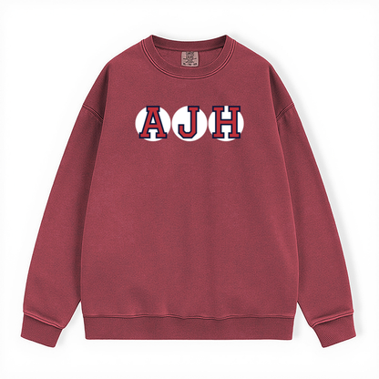 AJH RETIRED SOX LETTER CREWNECK