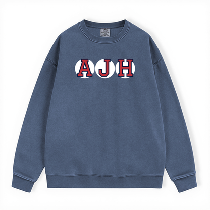 AJH RETIRED SOX LETTER CREWNECK