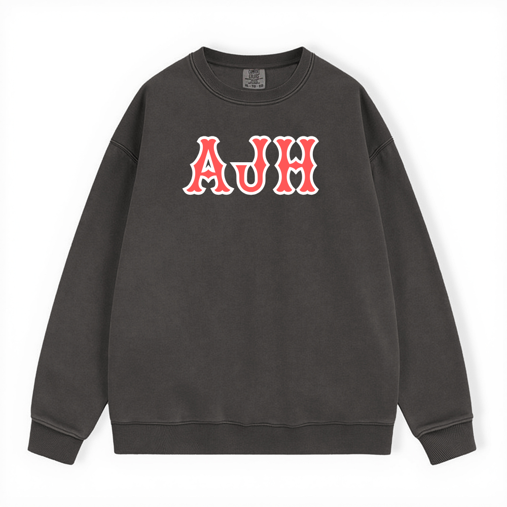 AJH SOX LETTERS CREWNECK