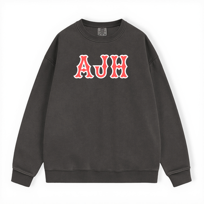 AJH SOX LETTERS CREWNECK