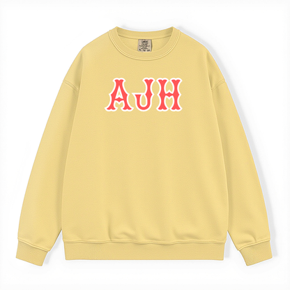 AJH SOX LETTERS CREWNECK