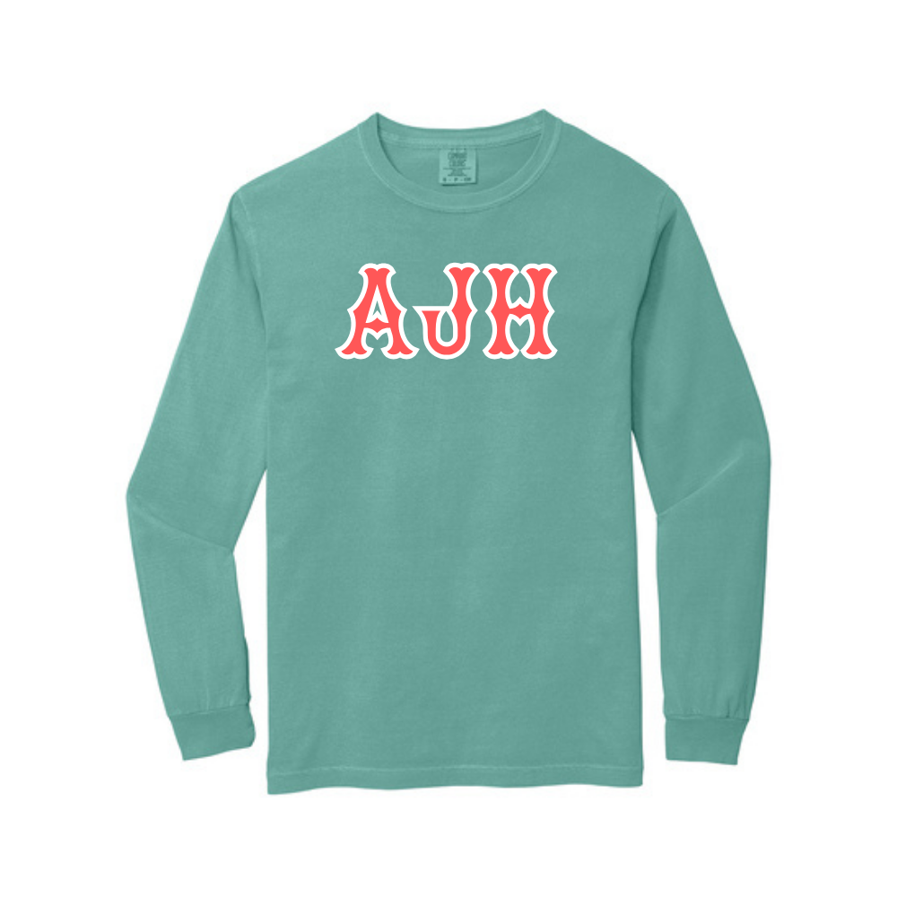 AJH SOX LETTERS LONG SLEEVE