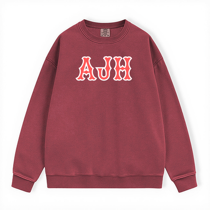 AJH SOX LETTERS CREWNECK