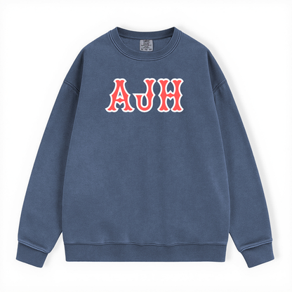 AJH SOX LETTERS CREWNECK