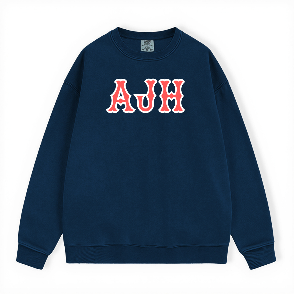 AJH SOX LETTERS CREWNECK