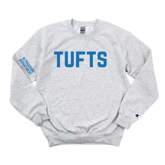 ROYAL BLUE TUFTS RDMS - ULTRASOUND DEPARTMENT CHAMPION CREWNECK