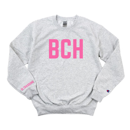 PINK BCH ULTRASOUND CHAMPION CREWNECK