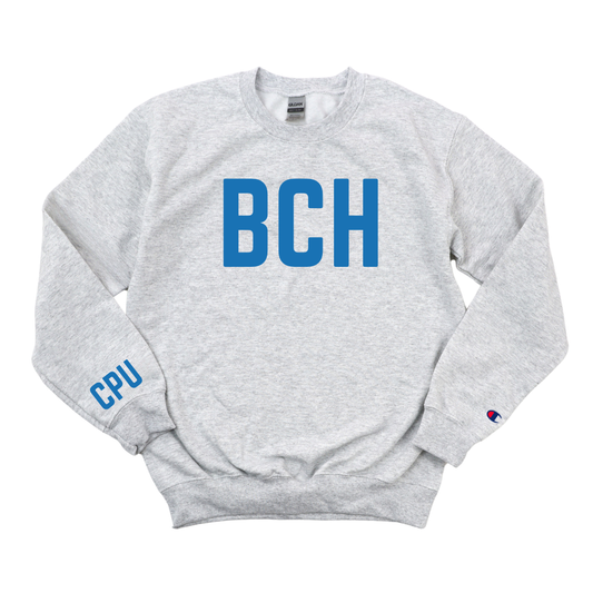 ROYAL BLUE BCH CPU CHAMPION CREWNECK - CLEARANCE