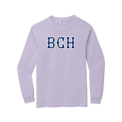 BCH NAVY SOX LETTERS LONG SLEEVE