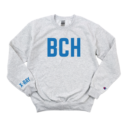 ROYAL BLUE BCH RT(R) X-RAY CHAMPION CREWNECK