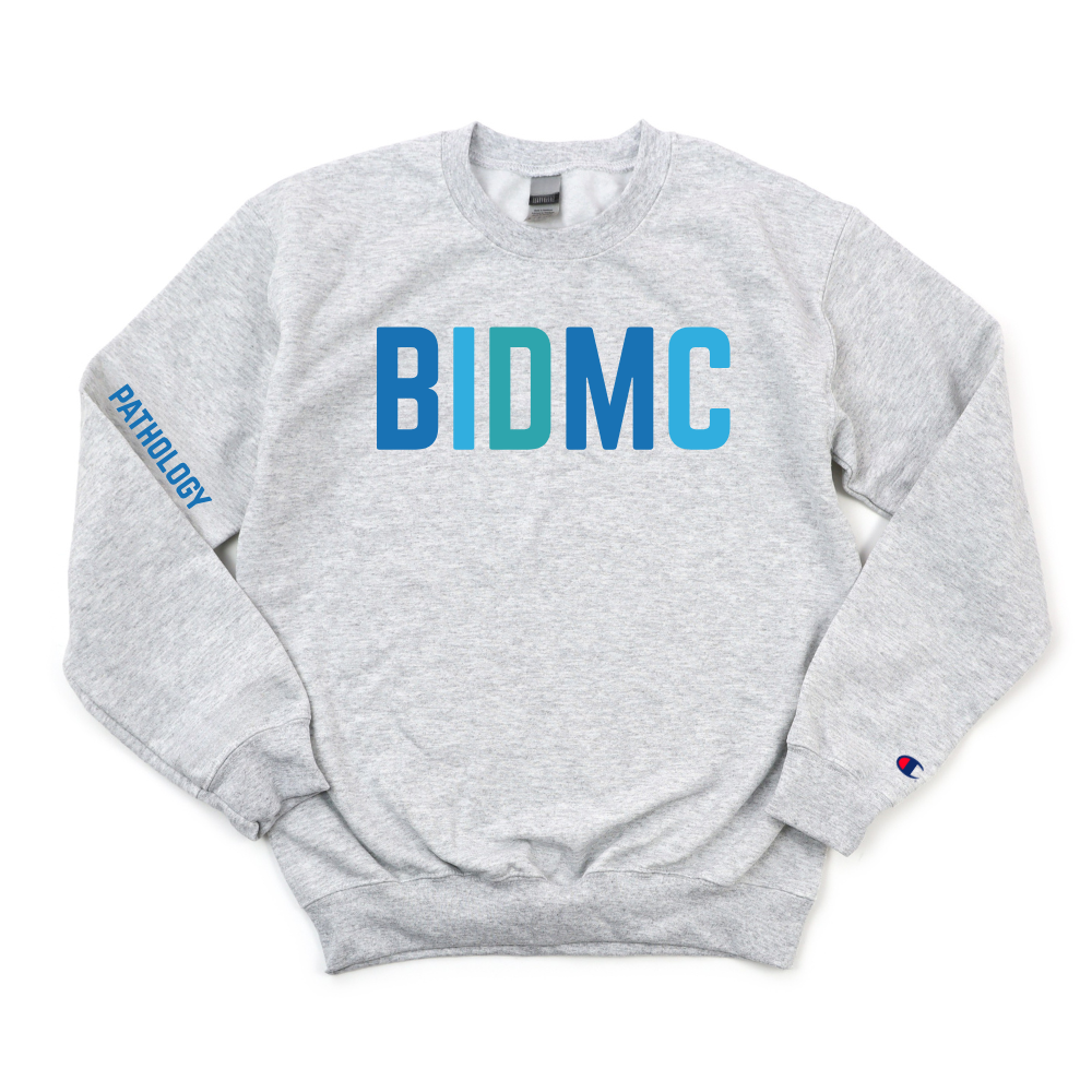 MULTIBLLUE BIDMC-  PATHOLOGY  CHAMPION CREWNECK