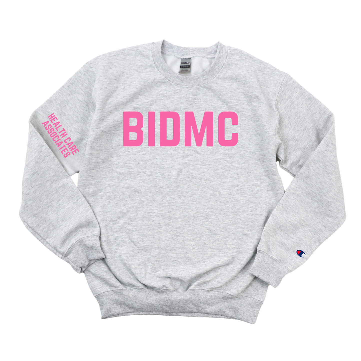 PINK BIDMC HCA CHAMPION CREWNECK