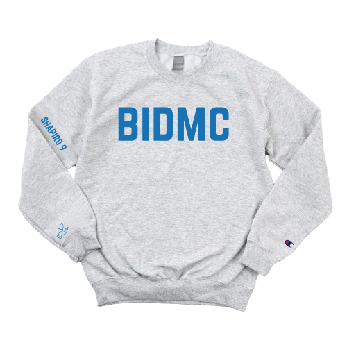 ROYAL BLUE BIDMC SHAPIRO 9 CHAMPION CREWNECK