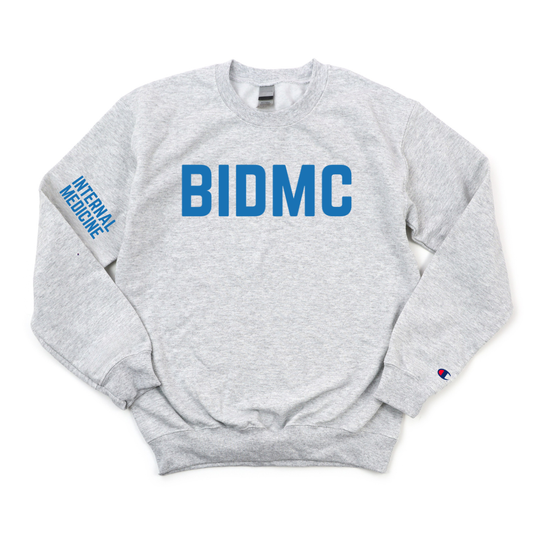 ROYAL BLUE BIDMC MD - INTERNAL MEDICINE CHAMPION CREWNECK