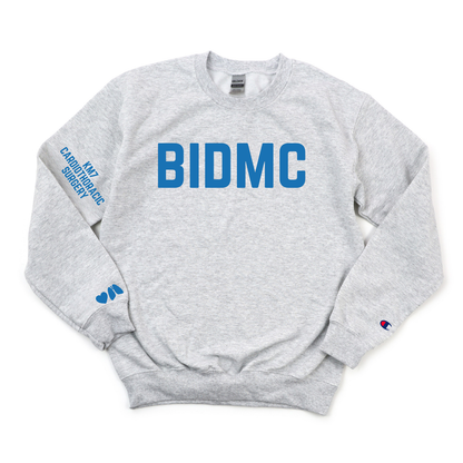 ROYAL BLUE BIDMC KM7 CARDIOTHORACIC SURGERY CHAMPION CREWNECK