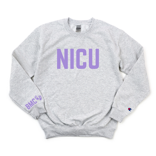 LILAC BMC NICU CHAMPION CREWNECK GROUP ORDER ENDS 8/18