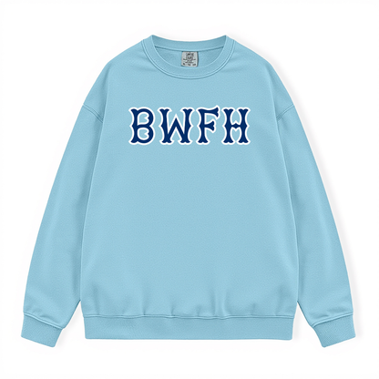 BIDMC NAVY SOX LETTERS CREWNECK