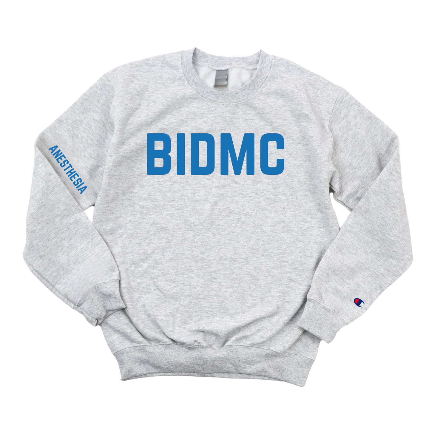 ROYAL BLUE BIDMC ANESTHESIA CHAMPION CREWNECK