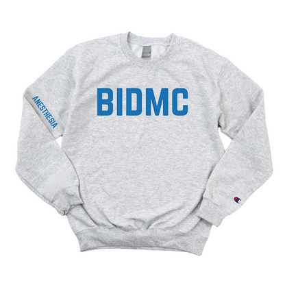ROYAL BLUE BIDMC ANESTHESIA CHAMPION CREWNECK
