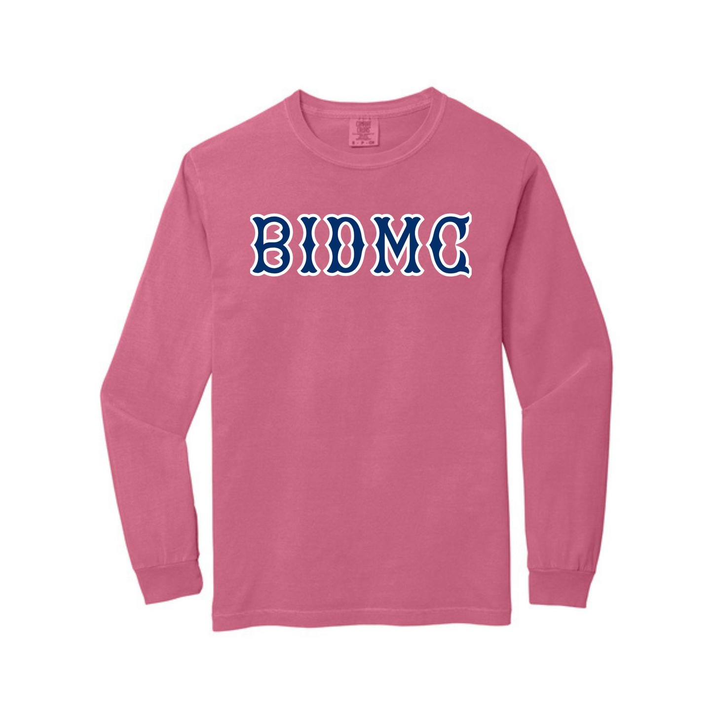 BIDMC NAVY SOX LETTERS LONG SLEEVE