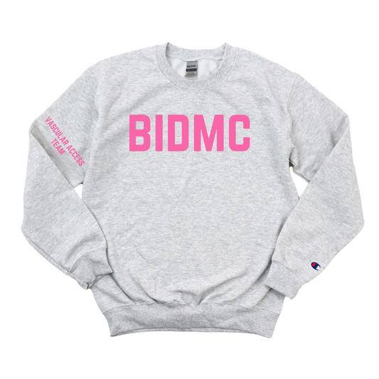 PINK BIDMC RN - VASCULAR ACCESS TEAM CHAMPION CREWNECK GROUP ORDER ENDS 8/22 (Copy)
