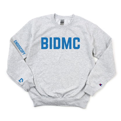 ROYAL BLUE BIDMC ENDOSCOPY CHAMPION CREWNECK