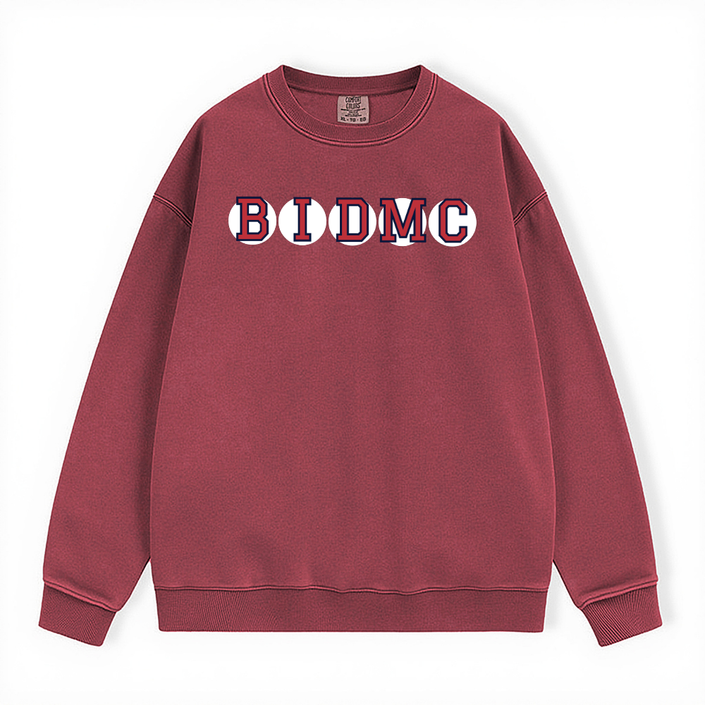 BIDMC RETIRED SOX LETTERS CREWNECK