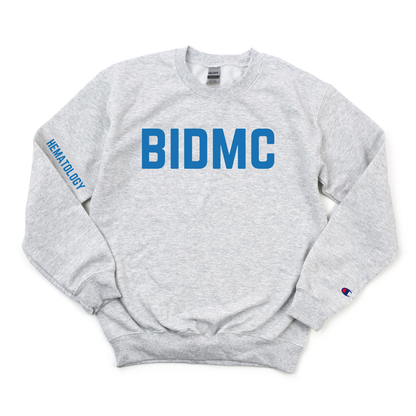 ROYAL BLUE BIDMC HEMATOLOGY CHAMPION CREWNECK