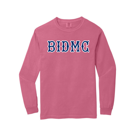 BIDMC NAVY SOX LETTERS LONG SLEEVE
