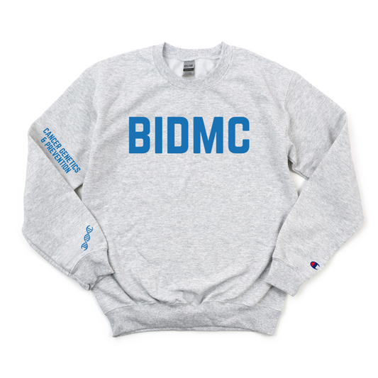 ROYAL BLUE BIDMC CANCER GENETICS & PREVENTION CREWNECK - CLEARANCE