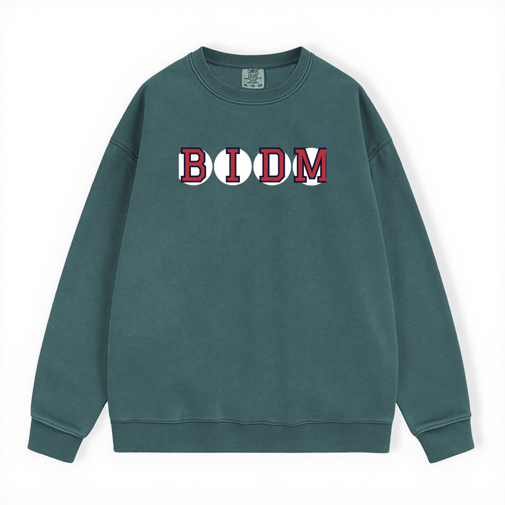 BIDM RETIRED SOX LETTER CREWNECK
