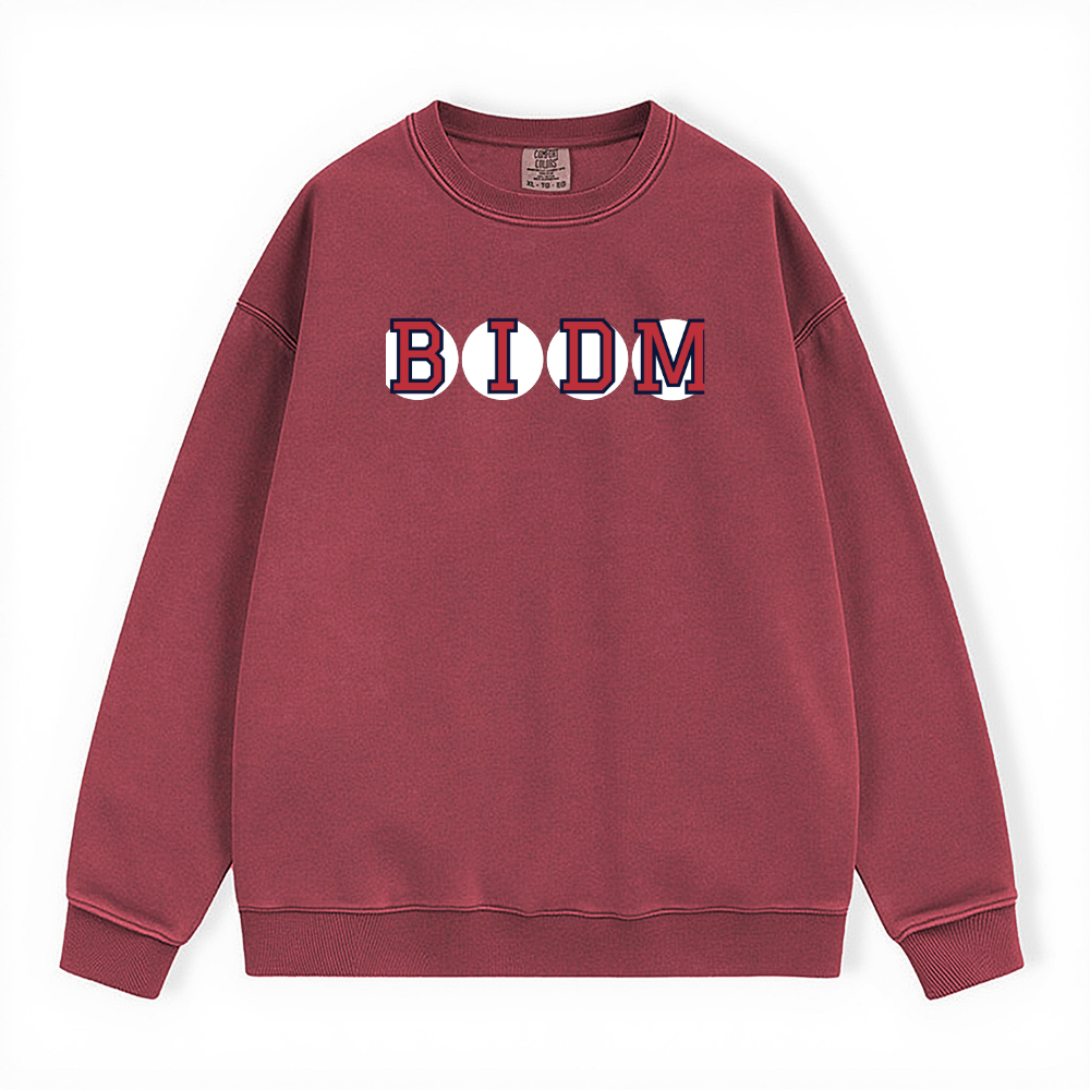 BIDM RETIRED SOX LETTER CREWNECK