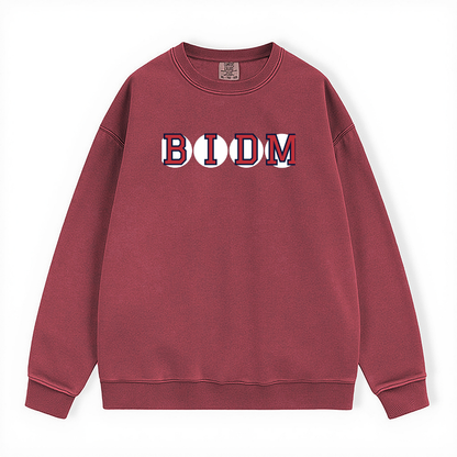 BIDM RETIRED SOX LETTER CREWNECK
