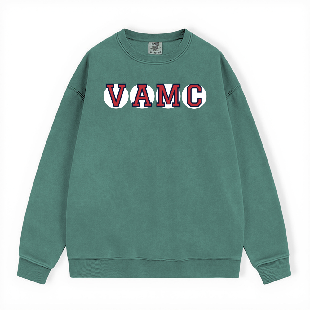 VAMC  RETIRED SOX LETTER CREWNECK