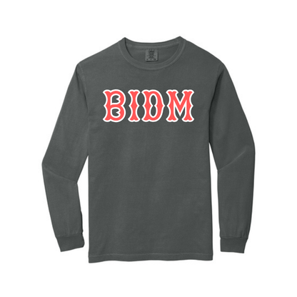 BIDM SOX LETTERS LONG SLEEVE