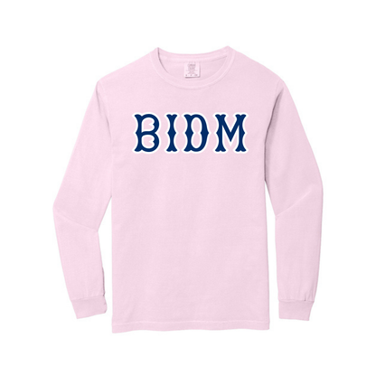 BIDM NAVY SOX LETTERS LONG SLEEVE