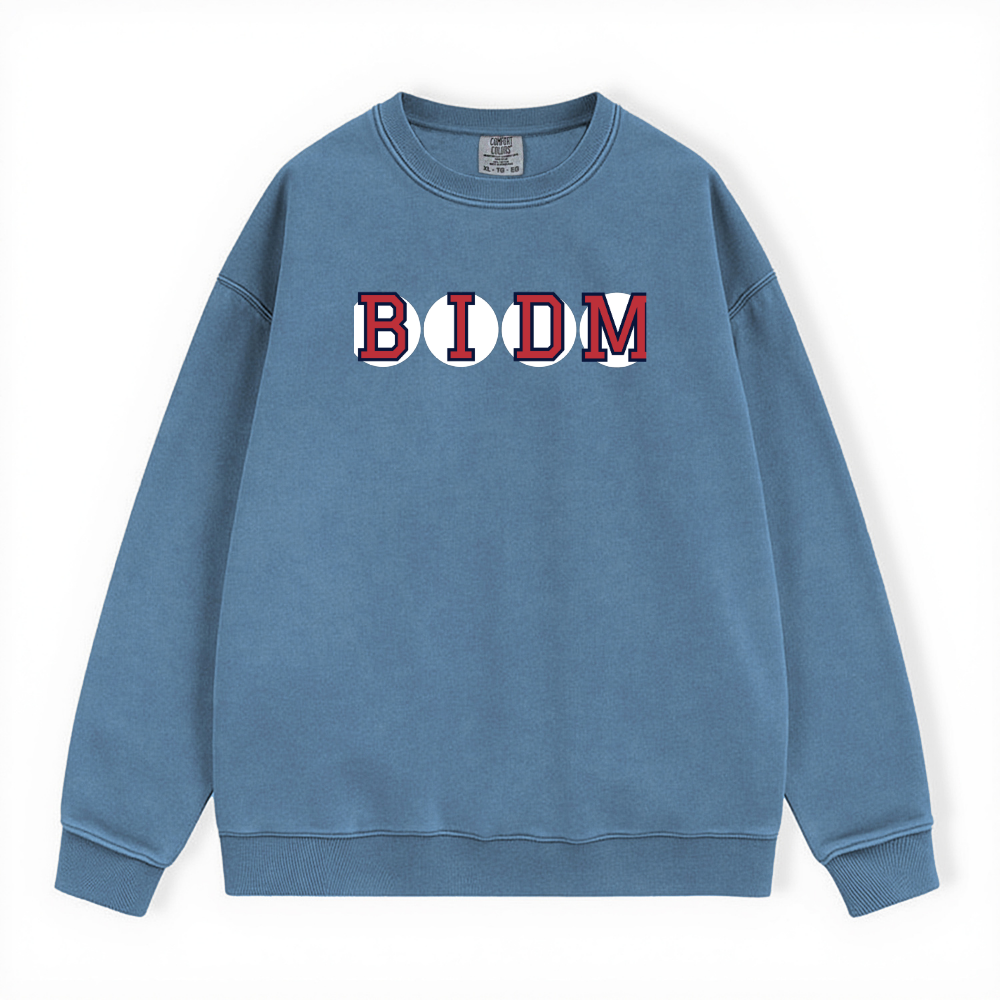BIDM RETIRED SOX LETTER CREWNECK