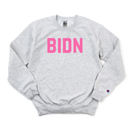 BIDN BREAST CANCER AWARENESS CHAMPION CREWNECK