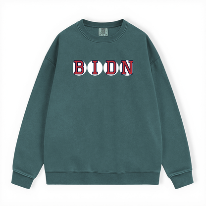BIDN RETIRED SOX LETTER CREWNECK