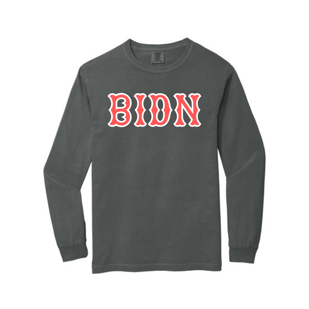 BIDN SOX LETTERS LONG SLEEVE