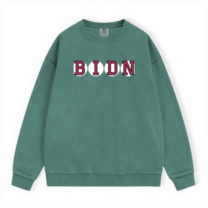 BIDN RETIRED SOX LETTER CREWNECK