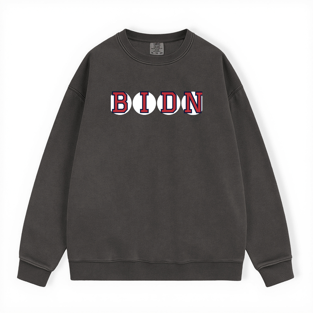 BIDN RETIRED SOX LETTER CREWNECK