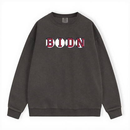BIDN RETIRED SOX LETTER CREWNECK