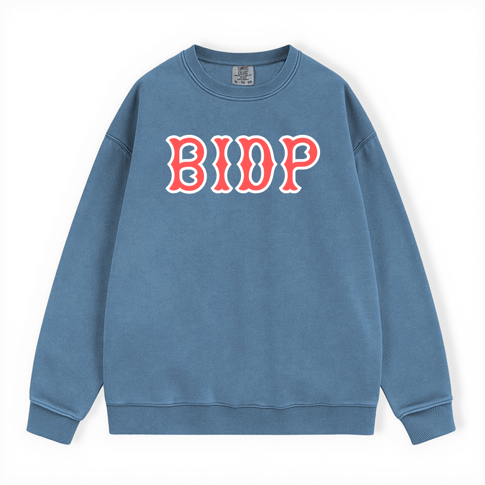 BIDP SOX LETTERS CREWNECK