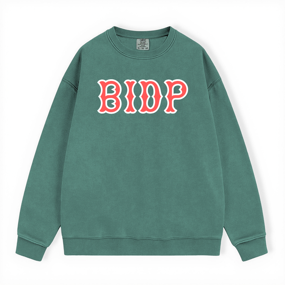 BIDP SOX LETTERS CREWNECK